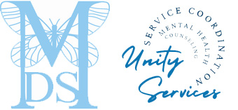 Meridian Developmental Services and Unity Service Coordination Logo